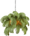 Light & Living Hanglamp Feather - Groen - Ø80cm - Landelijk - Hanglampen Eetkamer, Slaapkamer, Woonkamer