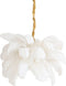 Light & Living Hanglamp Feather - Wit - Ø80cm - Landelijk - Hanglampen Eetkamer, Slaapkamer, Woonkamer