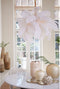 Light & Living Hanglamp Feather - Wit - Ø80cm - Landelijk - Hanglampen Eetkamer, Slaapkamer, Woonkamer