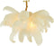 Light & Living Hanglamp Feather - Wit - Ø80cm - Landelijk - Hanglampen Eetkamer, Slaapkamer, Woonkamer