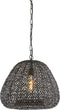 Light & Living Hanglamp Finou - Zwart - Ø42cm - Modern - Hanglampen Eetkamer, Slaapkamer, Woonkamer