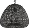 Light & Living Hanglamp Finou - Zwart - Ø42cm - Modern - Hanglampen Eetkamer, Slaapkamer, Woonkamer