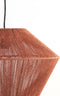 Light & Living Hanglamp Fugia - Jute - 50cm - Steenrood