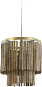 Light & Living Hanglamp Gularo - Bruin - Ø45cm - Landelijk - Hanglampen Eetkamer, Slaapkamer, Woonkamer