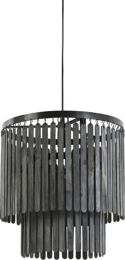 Light & Living Hanglamp Gularo - Zwart - Ø45cm - Modern - Hanglampen Eetkamer, Slaapkamer, Woonkamer