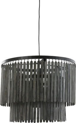 Light & Living Hanglamp Gularo - Zwart - Ø60cm - Modern - Hanglampen Eetkamer, Slaapkamer, Woonkamer