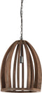Light & Living Hanglamp Haranka - Mangohout - 38cm - Donkerbruin