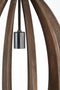 Light & Living Hanglamp Haranka - Mangohout - 38cm - Donkerbruin