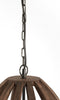 Light & Living Hanglamp Haranka - Mangohout - 38cm - Donkerbruin