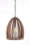 Light & Living Hanglamp Haranka - Mangohout - 38cm - Donkerbruin