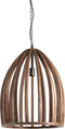 Light & Living Hanglamp Haranka - Mangohout - 47cm - Chocoladebruin