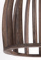 Light & Living Hanglamp Haranka - Mangohout - 47cm - Chocoladebruin
