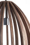 Light & Living Hanglamp Haranka - Mangohout - 47cm - Chocoladebruin