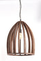 Light & Living Hanglamp Haranka - Mangohout - 47cm - Chocoladebruin