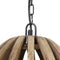 Light & Living Hanglamp Haranka - Mangohout - 47cm - Donkerbruin
