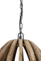 Light & Living Hanglamp Haranka - Mangohout - 47cm - Donkerbruin