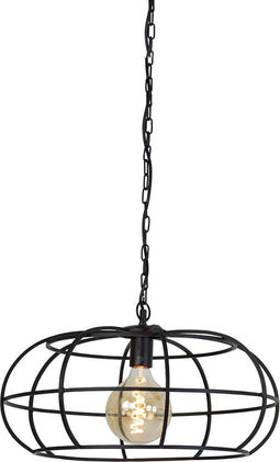 Light & Living Hanglamp Imelda - Ø53cm - mat zwart