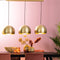 Light & Living Hanglamp Jaicey - Goud - 120x33x25cm - 3L - Modern - Hanglampen Eetkamer, Slaapkamer, Woonkamer
