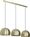 Light & Living Hanglamp Jaicey - Goud - 120x33x25cm - 3L - Modern - Hanglampen Eetkamer, Slaapkamer, Woonkamer