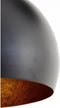Light & Living Hanglamp Jaicey - Zwart/Goud - Ø33cm - Modern,Luxe - Hanglampen Eetkamer, Slaapkamer, Woonkamer