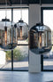 Light & Living Hanglamp Julia - Smoke Glas - Ø25cm - Modern - Hanglampen Eetkamer, Slaapkamer, Woonkamer