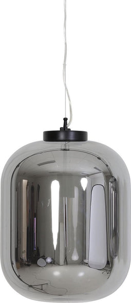 Light & Living Hanglamp Julia - Smoke Glas - Ø35cm - Modern - Hanglampen Eetkamer, Slaapkamer, Woonkamer