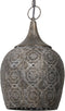 Light & Living Hanglamp Kadiri - Grijs - Ø23,5cm - Oosters - Hanglampen Eetkamer, Slaapkamer, Woonkamer