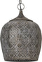 Light & Living Hanglamp Kadiri - Grijs - Ø31,5cm - Oosters - Hanglampen Eetkamer, Slaapkamer, Woonkamer