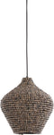 Light & Living Hanglamp Kalenga - Kralen - 28cm - Bruin/Grijs
