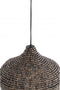 Light & Living Hanglamp Kalenga - Kralen - 28cm - Bruin/Grijs