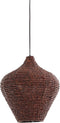 Light & Living Hanglamp Kalenga - Kralen - 36cm - Donkerbruin