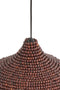 Light & Living Hanglamp Kalenga - Kralen - 36cm - Donkerbruin