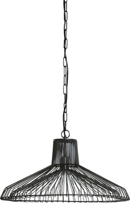 Light & Living Hanglamp Kasper - Zwart - Ø55cm - Modern - Hanglampen Eetkamer, Slaapkamer, Woonkamer