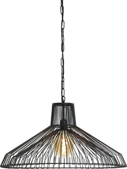Light & Living Hanglamp Kasper - Zwart - Ø65cm - Modern - Hanglampen Eetkamer, Slaapkamer, Woonkamer