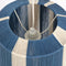 Light & Living Hanglamp Kozana - 30cm - Blauw/Crème