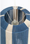Light & Living Hanglamp Kozana - 36cm - Blauw/Crème