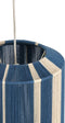 Light & Living Hanglamp Kozana - 36cm - Blauw/Crème