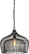 Light & Living Hanglamp Kristel - Zwart - Ø44cm - Modern - Hanglampen Eetkamer, Slaapkamer, Woonkamer