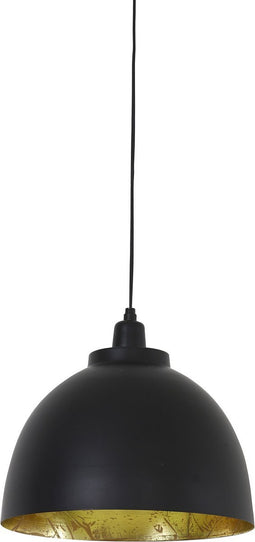 Light & Living Hanglamp Kylie - Zwart/Goud - Ø30cm - Modern,Luxe - Hanglampen Eetkamer, Slaapkamer, Woonkamer