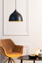 Light & Living Hanglamp Kylie - Zwart/Goud - Ø30cm - Modern,Luxe - Hanglampen Eetkamer, Slaapkamer, Woonkamer