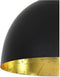 Light & Living Hanglamp Kylie - Zwart/Goud - Ø60cm - Modern - Hanglampen Eetkamer, Slaapkamer, Woonkamer