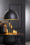 Light & Living Hanglamp Kylie - Zwart/Goud - Ø60cm - Modern - Hanglampen Eetkamer, Slaapkamer, Woonkamer