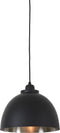 Light & Living Hanglamp Kylie - Zwart/Nikkel - Ø30cm - Modern - Hanglampen Eetkamer, Slaapkamer, Woonkamer