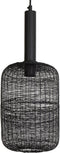 Light & Living Hanglamp Lekang - 55cm hoog - Mat Zwart
