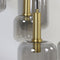 Light & Living Hanglamp Lekar - 9-Lamps - Antiek Brons/Smoke