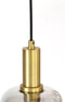 Light & Living Hanglamp Lekar - 9-Lamps - Antiek Brons/Smoke