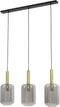Light & Living Hanglamp Lekar - Antiek Brons - 100x22x32cm - 3L - Modern - Hanglampen Eetkamer, Slaapkamer, Woonkamer