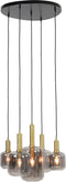 Light & Living Hanglamp Lekar - Antiek Brons - 5L Ø66cm - Modern - Hanglampen Eetkamer, Slaapkamer, Woonkamer