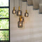 Light & Living Hanglamp Lekar - Antiek Brons - 5L Ø66cm - Modern - Hanglampen Eetkamer, Slaapkamer, Woonkamer