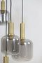 Light & Living Hanglamp Lekar - Antiek Brons - 5L Ø66cm - Modern - Hanglampen Eetkamer, Slaapkamer, Woonkamer